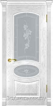 Межкомнатная дверь Люксор Грация ДО (Дуб белая эмаль)