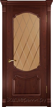 Межкомнатная дверь Люксор Венеция ДО (Красное дерево)