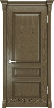 Межкомнатная дверь Люксор Гера 2 ДГ (Дуб мистик)