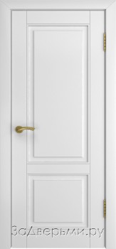 Межкомнатная дверь Люксор L-5 ДГ (Белая эмаль)