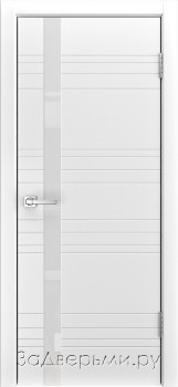 Межкомнатная дверь Люксор А-1 ДО (Белая эмаль)