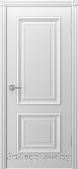 Межкомнатная дверь Шейл Дорс Акцент ДГ (Эмаль белая)