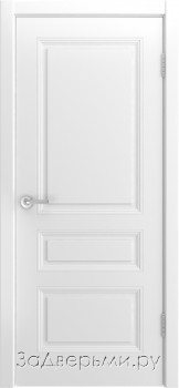 Межкомнатная дверь Шейл Дорс Belini 555 ДГ (Эмаль белая)