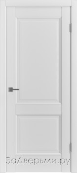 Межкомнатная дверь Владимирская Emalex 2 ДГ (Белая)
