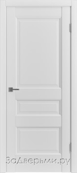 Межкомнатная дверь Владимирская Emalex 3 ДГ (Белая)