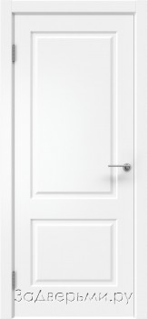 Межкомнатная дверь Юркас Марсель 1 ДГ (Эмаль белая/массив ольхи)