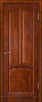 Межкомнатная дверь Юркас Виола ДГ (Бренди/массив ольхи)