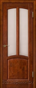 Межкомнатная дверь Юркас Виола ДО (Бренди/массив ольхи)