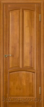 Межкомнатная дверь Юркас Виола ДГ (Медовый орех/массив ольхи)