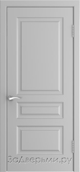 Межкомнатная дверь Люксор L-2 ДГ (Эмаль манхэттен)