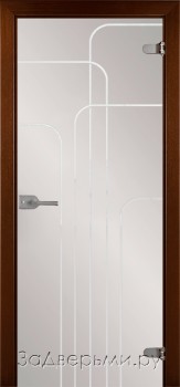 Стеклянная дверь La Porte 500.3 (Закаленное стекло белое)