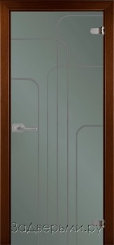 Стеклянная дверь La Porte 500.3 (Закаленное стекло грей)