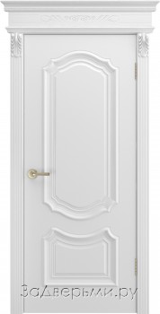 Межкомнатная дверь Шейл Дорс Соло R0 В1 ДГ (Эмаль белая)