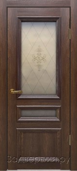 Межкомнатная дверь Люксор Вероника-3 ДО (Дуб оксфордский)