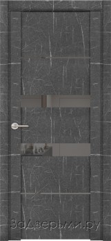 Межкомнатная дверь Uberture Uniline Loft 30037 ДОЗ (Торос графит/Soft Touch)