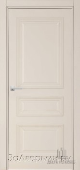 Межкомнатная дверь Ульяновская Неаполь 2 ДГ (Дуб слоновая кость/RAL 9001)
