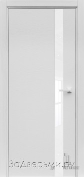 Межкомнатная дверь Ульяновская Uno ДО (Дуб белый/RAL 9003)