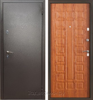 Входная металлическая дверь Бульдорс ECONOM (Дуб золотой Е-110)