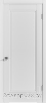 Межкомнатная дверь Владимирская Emalex 1 ДГ (Белая)