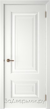 Межкомнатная дверь Люксор Скин-6 ДГ (Белая эмаль)