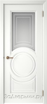 Межкомнатная дверь Люксор Скин-5 ДО (Белая эмаль)
