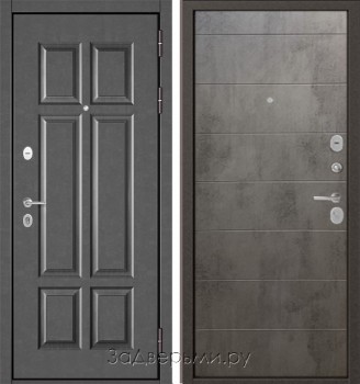 Входная металлическая дверь Бульдорс MASS-90 (Бетон темный 9S-109/панель 16мм)