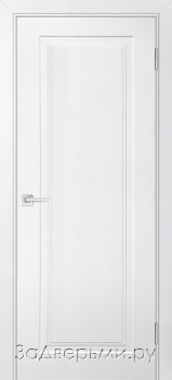 Межкомнатная дверь Текона Смальта Line 06 ДГ (Эмаль белая RAL 9003)