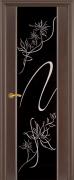 Межкомнатная дверь Люксор Альмека ДО Черное (Венге)