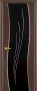 Межкомнатная дверь Люксор Лучи ДО Черное (Венге)