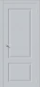 Межкомнатная дверь Квадро 2 ДГ (Эмаль Лайтгрей)