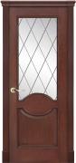 Межкомнатная дверь La Porte 300.7 ДО Ромб (Красное дерево)