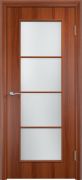 Межкомнатная дверь ламинированная С-8 со стеклом (Итальянский орех)