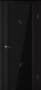 Межкомнатная дверь Текона Страто 02 ДО Роса (Черный тонированный дуб)