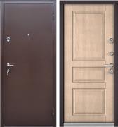 Входная металлическая дверь Бульдорс Termo 100 (Букле шоколад/Дуб крем 10TD-2)